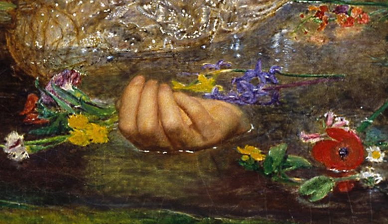dettaglio mani ophelia